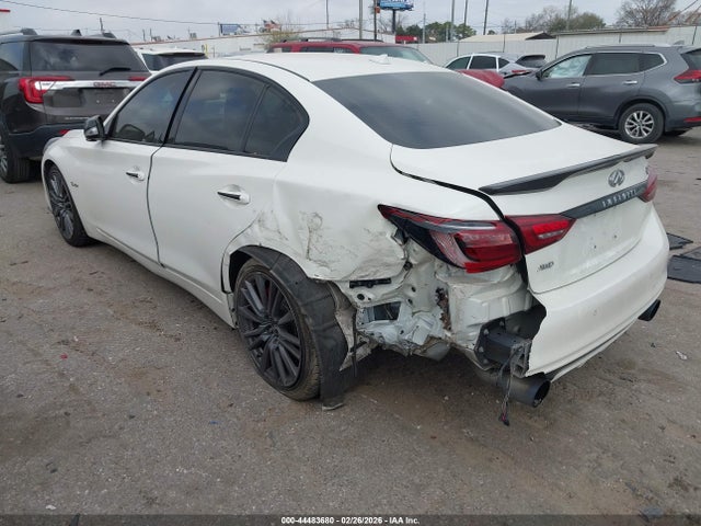 44483680 :رقم المزاد ، JN1FV7AR4JM480364 vin ، 2018 Infiniti Q50 3.0t Red Sport 400 مزاد بيع