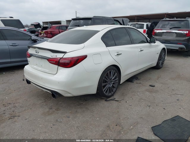 44483680 :رقم المزاد ، JN1FV7AR4JM480364 vin ، 2018 Infiniti Q50 3.0t Red Sport 400 مزاد بيع