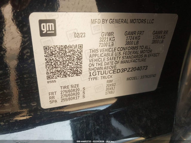 2023 GMC SIERRA 1500 1GTUUCED3PZ204073 Photo 8