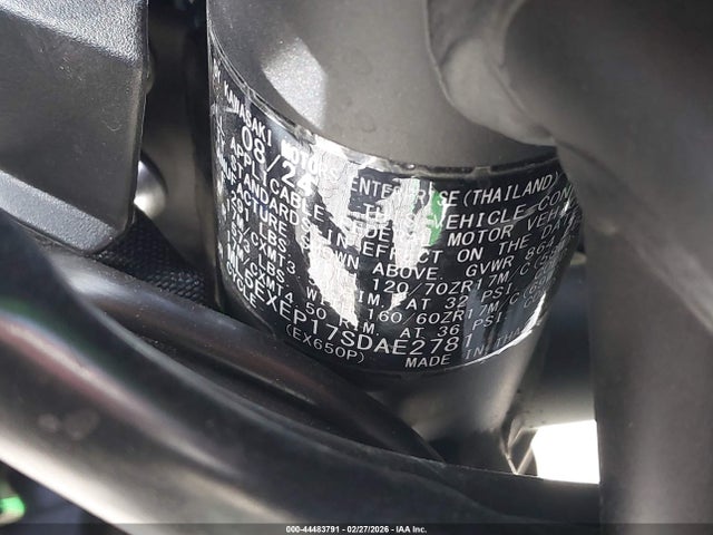 Kawasaki Ex650 P 2025 ML5EXEP17SDAE2781 Image 10