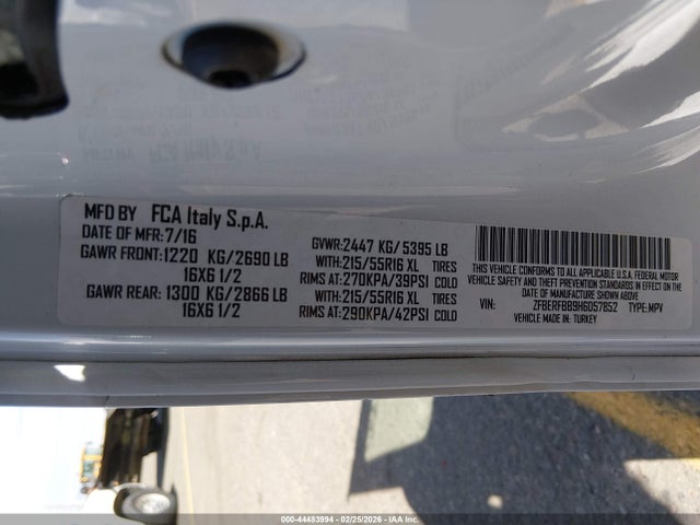 RAM Promaster City Tradesman Slt 2017 ZFBERFBB9H6D57852 Image 9