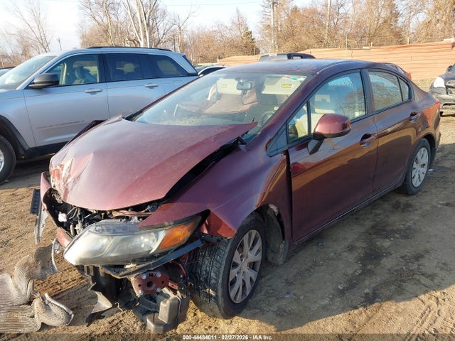 44484011 :رقم المزاد ، 19XFB2F56CE102319 vin ، 2012 Honda Civic Lx مزاد بيع