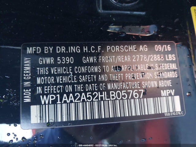 2017 PORSCHE MACAN WP1AA2A52HLB05767 Photo 8