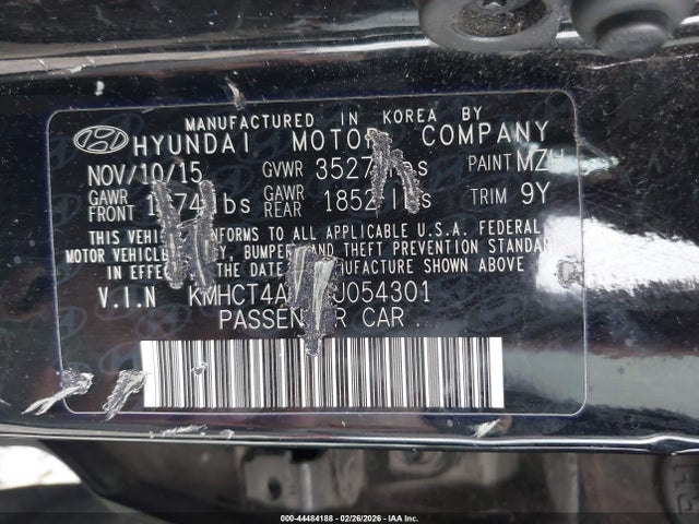Hyundai ACCENT SE 2016 KMHCT4AE1GU054301 Image 19