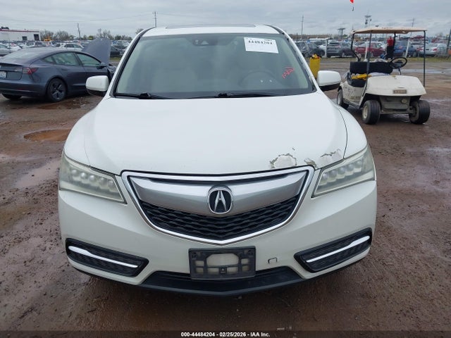 44484204 :رقم المزاد ، 5FRYD3H49GB001058 vin ، 2016 Acura Mdx Technology   Acurawatch Plus Packages/technology Package مزاد بيع