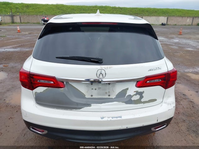44484204 :رقم المزاد ، 5FRYD3H49GB001058 vin ، 2016 Acura Mdx Technology   Acurawatch Plus Packages/technology Package مزاد بيع