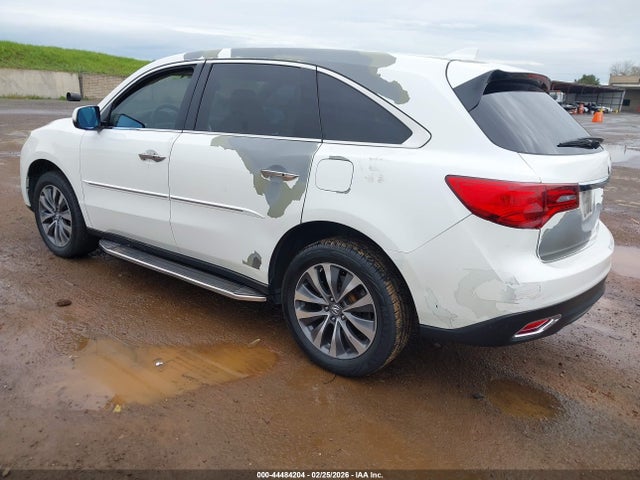 44484204 :رقم المزاد ، 5FRYD3H49GB001058 vin ، 2016 Acura Mdx Technology   Acurawatch Plus Packages/technology Package مزاد بيع
