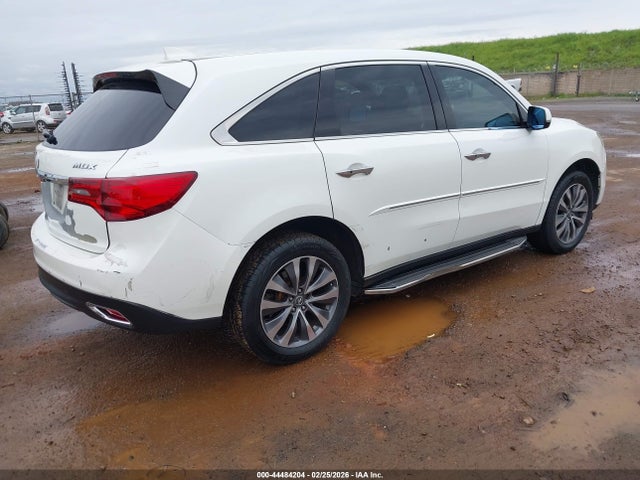 44484204 :رقم المزاد ، 5FRYD3H49GB001058 vin ، 2016 Acura Mdx Technology   Acurawatch Plus Packages/technology Package مزاد بيع