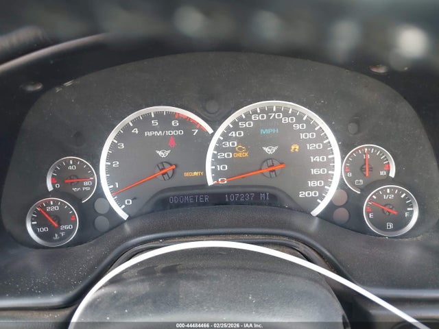 44484466 :رقم المزاد ، 1G1YY32G8W5110998 vin ، 1998 Chevrolet Corvette مزاد بيع