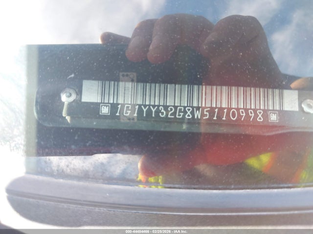 44484466 :رقم المزاد ، 1G1YY32G8W5110998 vin ، 1998 Chevrolet Corvette مزاد بيع