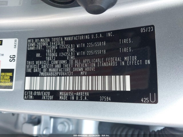Toyota Corolla Cross Xle 2023 7MUDAABG9PV064131 Image 9