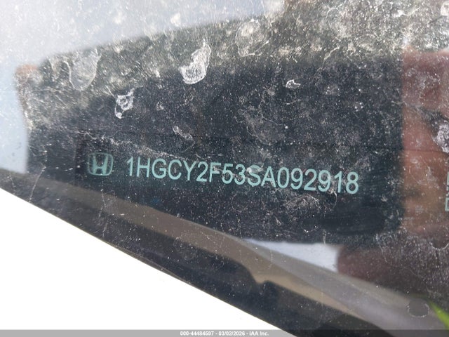 44484597 :رقم المزاد ، 1HGCY2F53SA092918 vin ، 2025 Honda Accord Hybrid Sport مزاد بيع