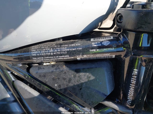 MLY1ZF114SS310404 Harley-Davidson Rh975 S