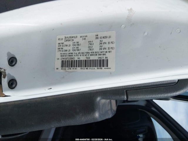Продаж на аукціоні авто 2005 Dodge Ram 1500 St, vin: 1D7HA16K75J599453, номер лоту: 44484795
