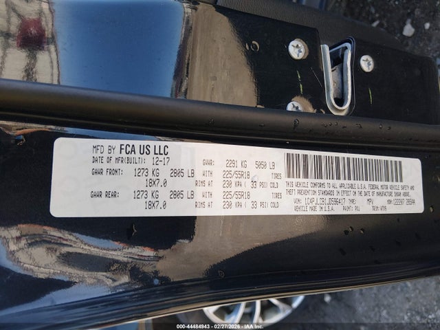1C4PJLCB1JD596417 Jeep Cherokee Latitude Fwd