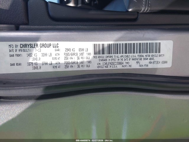 Jeep Grand Cherokee Laredo 2014 1C4RJFAG5EC159864 Image 9