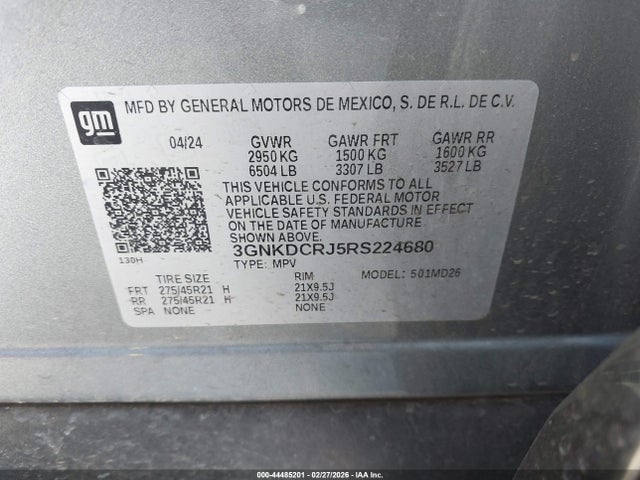 2024 CHEVROLET BLAZER EV 3GNKDCRJ5RS224680 Photo 8