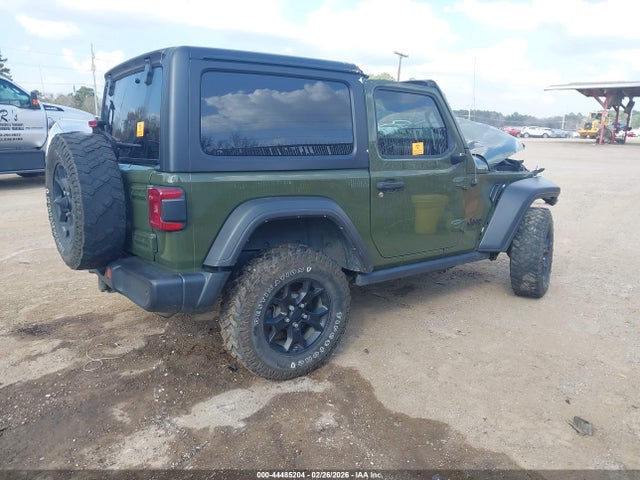44485204 :رقم المزاد ، 1C4GJXAG5MW843128 vin ، 2021 Jeep Wrangler Willys 4x4 مزاد بيع