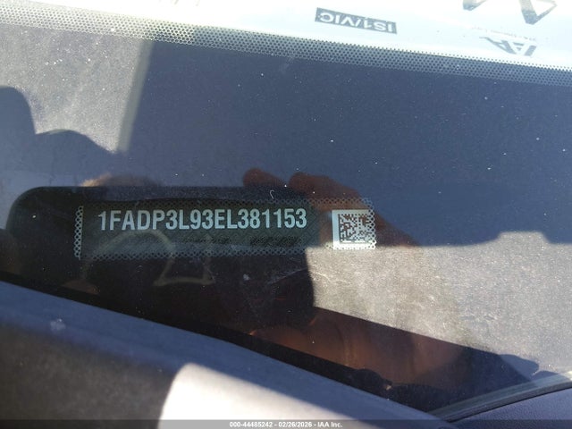 44485242 :رقم المزاد ، 1FADP3L93EL381153 vin ، 2014 Ford Focus St مزاد بيع