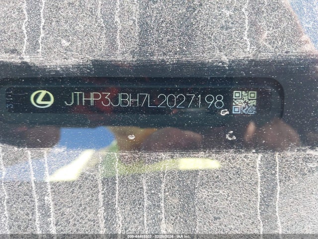 Aukcja sprzedaży 2020 Lexus Ux 200, vin: JTHP3JBH7L2027198, numer aukcji: 44485302