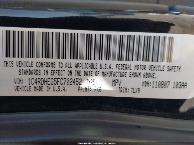 2015 DODGE DURANGO 1C4RDHEG5FC702452 Photo 8