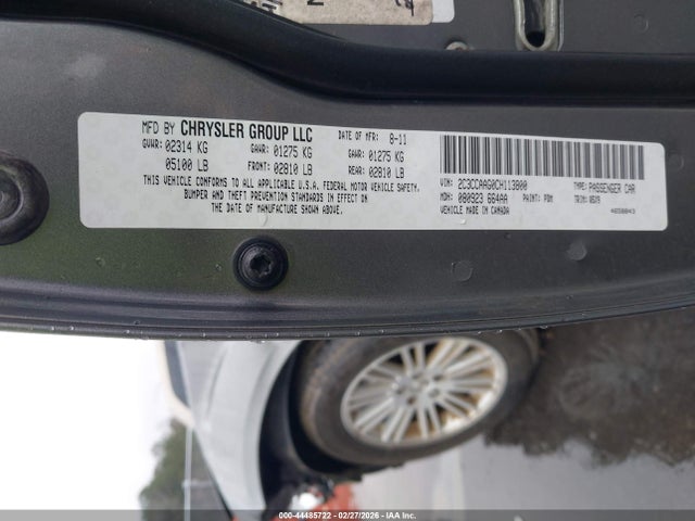 2012 Chrysler 300 მანქანა იყიდება აუქციონზე, vin: 2C3CCAAG0CH113800, აუქციონის ნომერი: 44485722