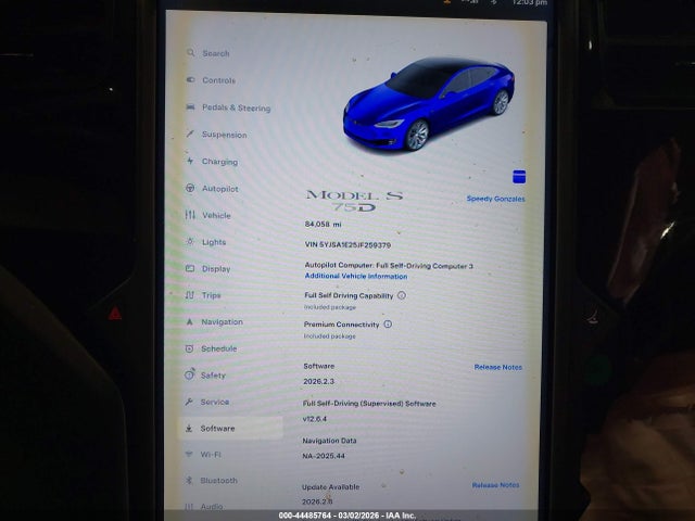 2018 TESLA MODEL S 5YJSA1E25JF259379 Photo 6
