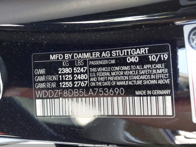 2020 MERCEDES-BENZ E 350 WDDZF8DB5LA753690 Photo 8