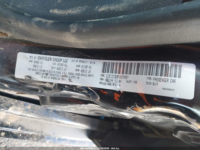 1C3CCCCB3FN577057 Chrysler 200 C