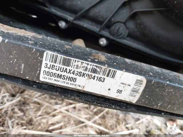 3JBUUAX49SK004163 Can-Am Defender Max Limited Cab Hd10/lone Star Hd10