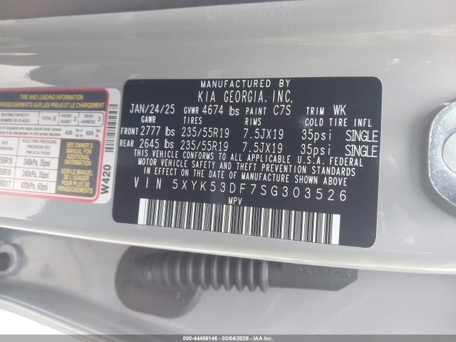 5XYK53DF7SG303526 KIA Sportage Sx-prestige