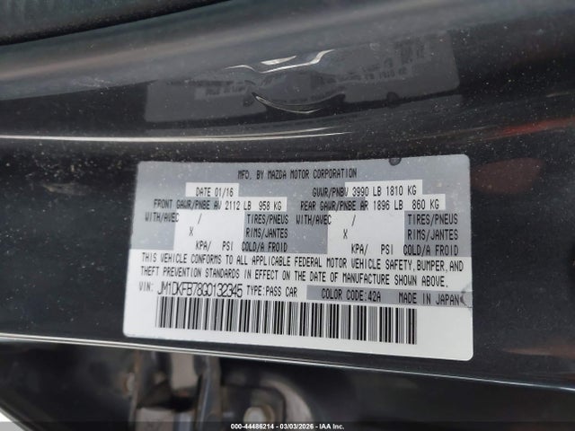 2016 MAZDA CX-3 JM1DKFB78G0132345 Photo 8