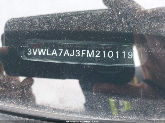 3VWLA7AJ3FM210119 Volkswagen Jetta 2.0l Tdi S