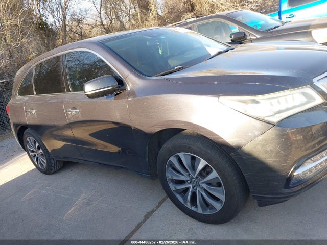 Продажа на аукционе авто 2016 Acura Mdx Technology   Acurawatch Plus Packages/technology Package, vin: 5FRYD3H42GB017053, номер лота: 44486257