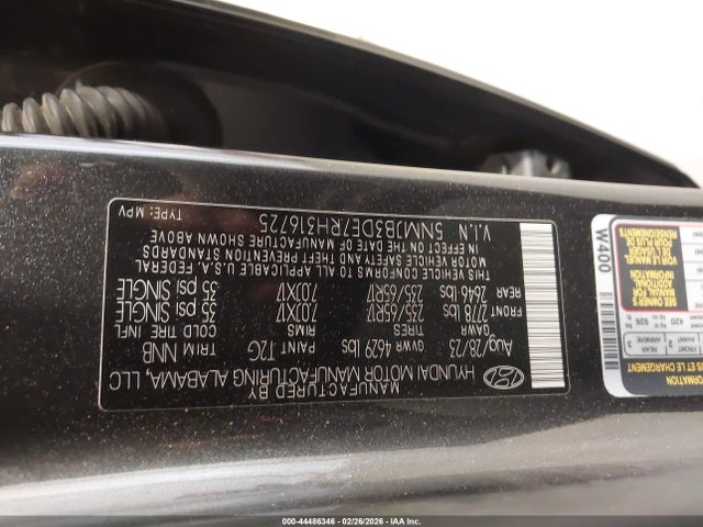 Hyundai TUCSON SEL 2024 5NMJB3DE7RH316725 Image 9