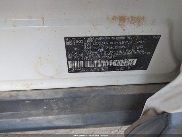 Toyota RAV4 LE 2022 2T3F1RFV1NC309401 Image 9