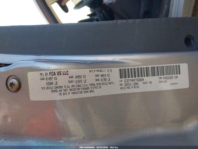 2015 FIAT 500 3C3CFFARXFT636694 Photo 8