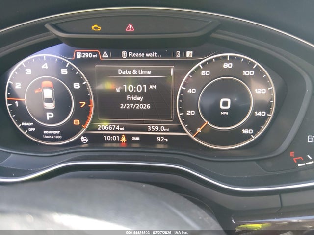2017 Audi A4 2.0t Premium მანქანა იყიდება აუქციონზე, vin: WAUENAF40HN038590, აუქციონის ნომერი: 44486603
