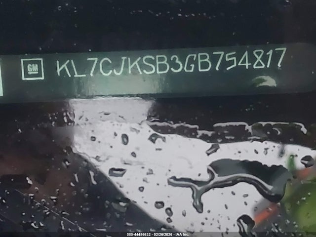 KL7CJKSB3GB754817 Chevrolet Trax 1ls