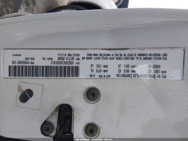 Aukcja sprzedaży 2004 Dodge Neon Sxt, vin: 1B3ES56C34D591813, numer aukcji: 44486656