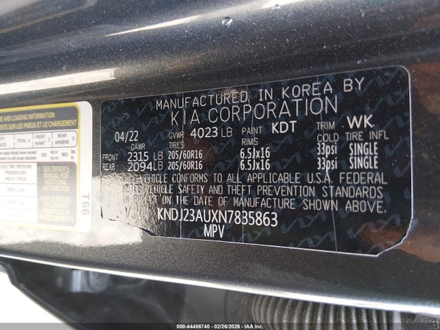 2022 KIA SOUL KNDJ23AUXN7835863 Photo 8