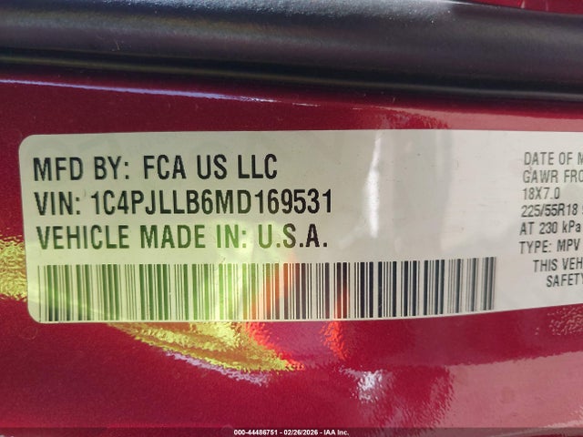 Jeep Cherokee Altitude Fwd 2021 1C4PJLLB6MD169531 Image 9