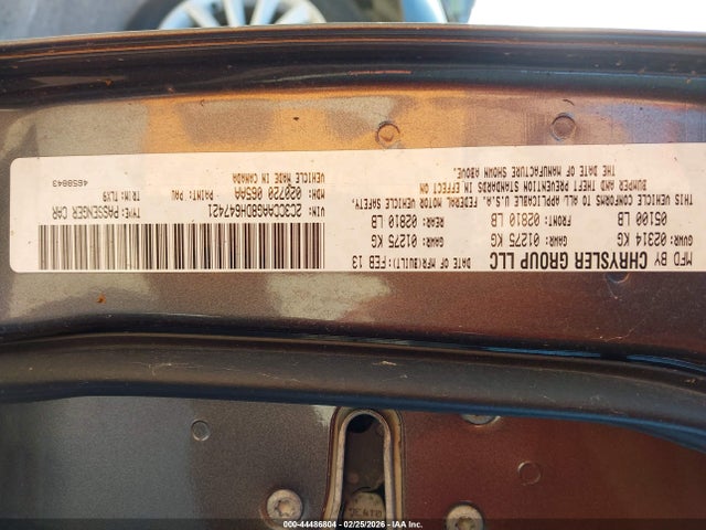 2013 Chrysler 300 Motown მანქანა იყიდება აუქციონზე, vin: 2C3CCAAG8DH647421, აუქციონის ნომერი: 44486804