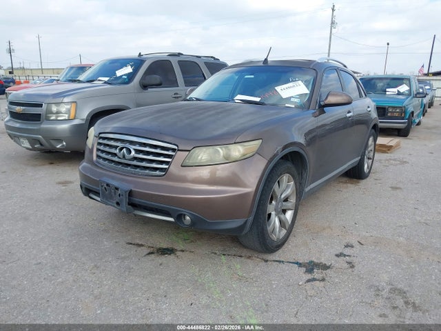 Aukcja sprzedaży 2006 Infiniti Fx35, vin: JNRAS08W76X202275, numer aukcji: 44486822