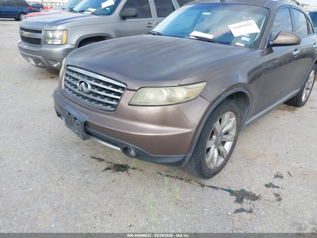 Aukcja sprzedaży 2006 Infiniti Fx35, vin: JNRAS08W76X202275, numer aukcji: 44486822