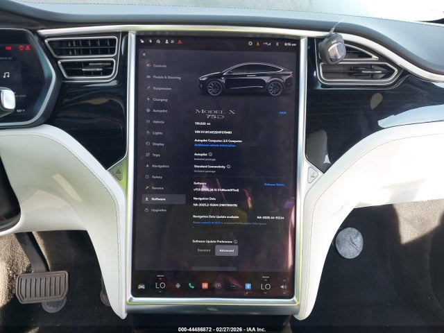 Продаж на аукціоні авто 2017 Tesla Model X 100d/75d/90d, vin: 5YJXCAE22HF079481, номер лоту: 44486872