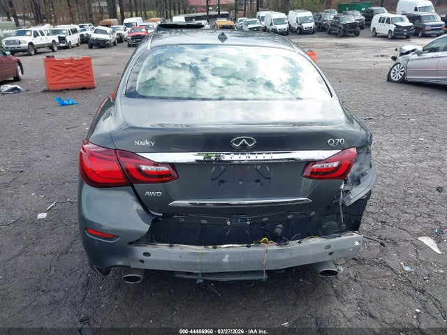 44486960 :رقم المزاد ، JN1BY1AR6FM562316 vin ، 2015 Infiniti Q70 3.7x مزاد بيع