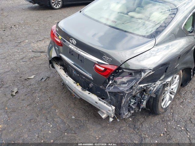 44486960 :رقم المزاد ، JN1BY1AR6FM562316 vin ، 2015 Infiniti Q70 3.7x مزاد بيع