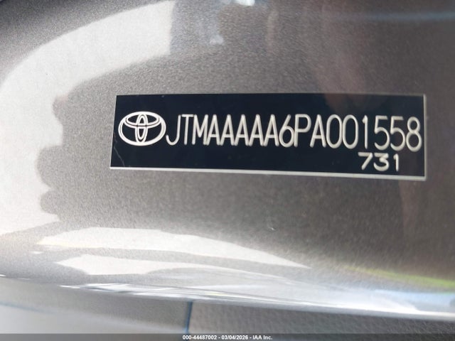 JTMAAAAA6PA001558 Toyota Bz4x Limited