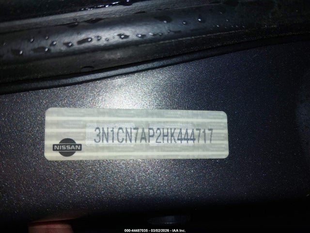 Nissan Versa 1.6 Sv 2017 3N1CN7AP2HK444717 Image 9